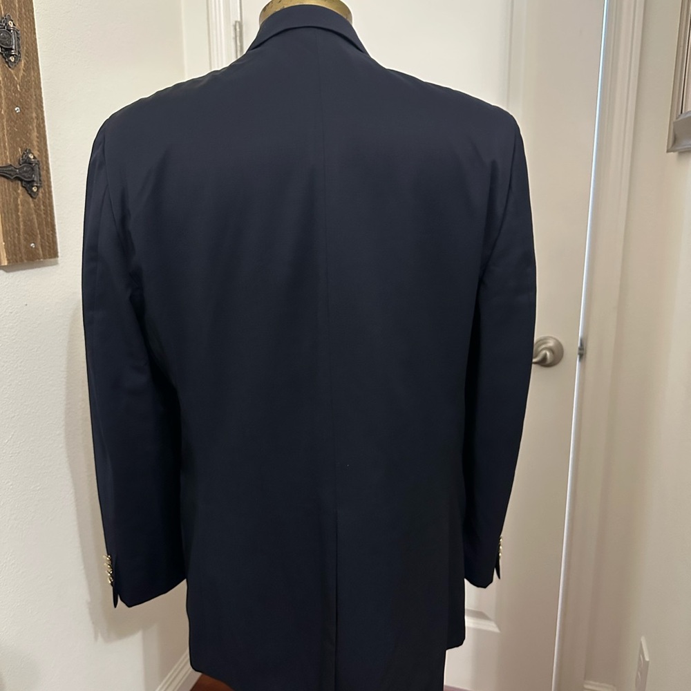 Chaps Navy Men's Blazer - Picture 2 of 3
